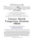 RPG Item: Cloven Shield Forgotten Realms PBEM Combined FAQ and House Rules Documentation