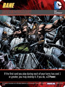 Cryptozoic DC Comics Deck-Building Game Promo Card  Bane Super-Villain 