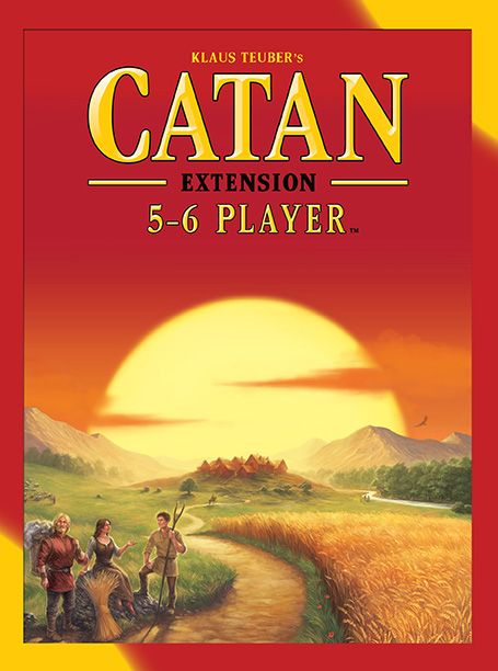 Catan 5-6 Player ExtensionHills Terrain Hex Tiles x2Extra Game Pieces