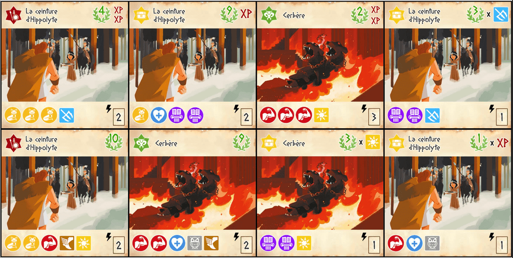 The first trial cards (prototype)