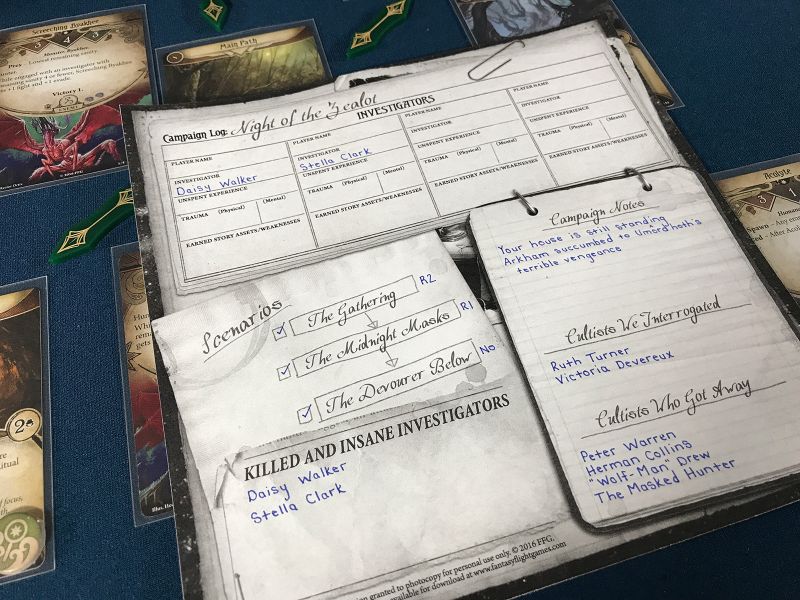 arkham horror card game campaign log Horror: The  Children of Blood Small Expansion Arkham Horror Card Game Premium