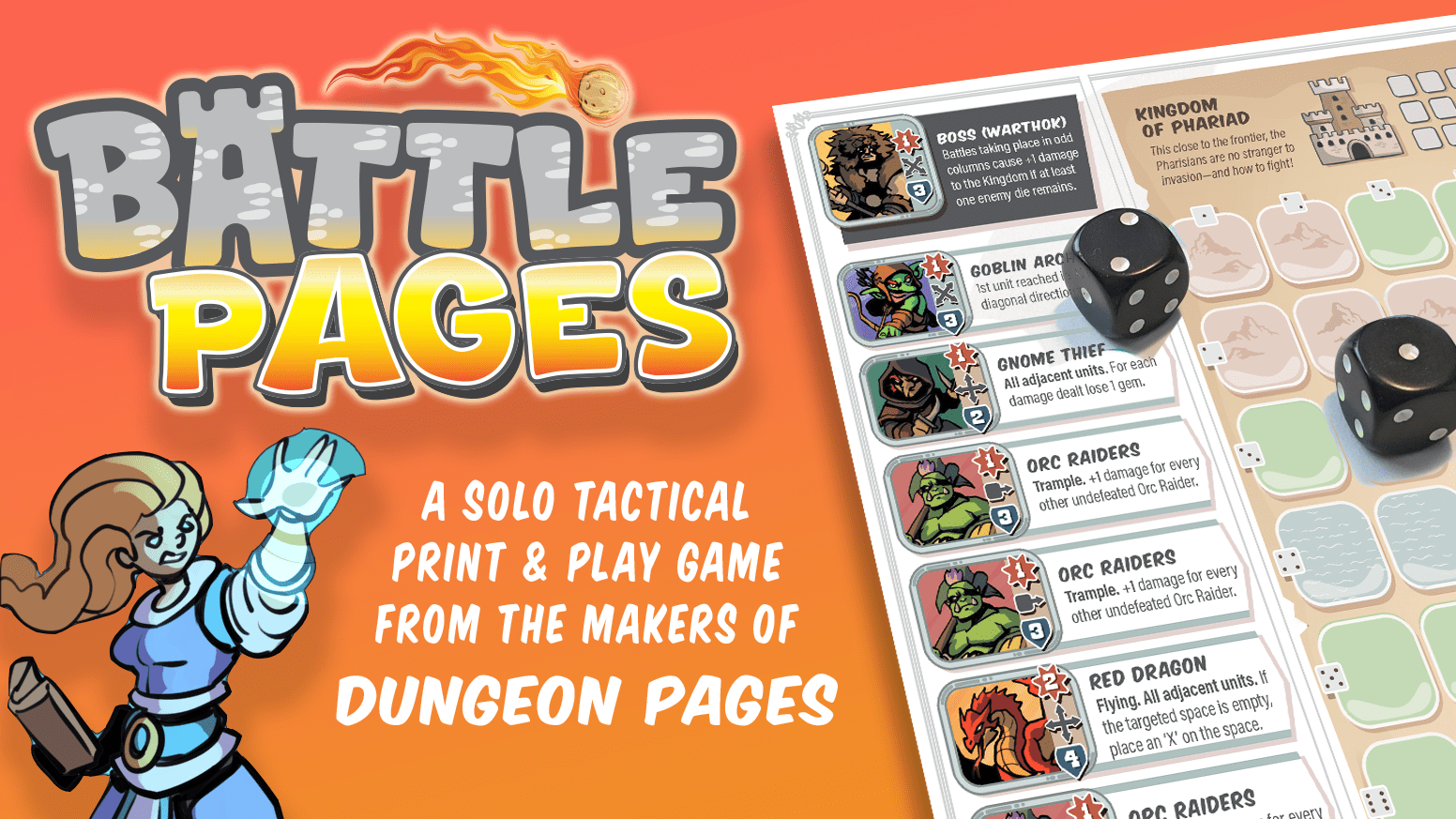 Cover art for Battle Pages