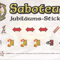 Saboteur: 15 Jahre Jubiläums-Sticker