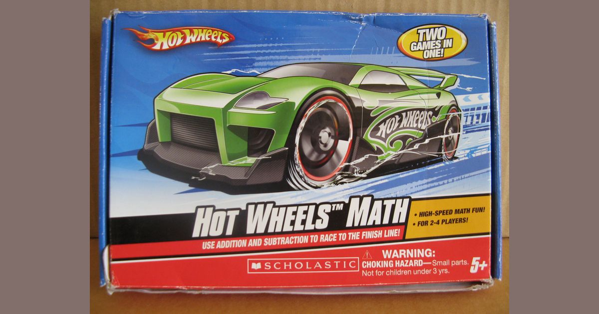 Hot Wheels Math Board Game BoardGameGeek