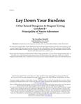 RPG Item: NAE8-02: Lay Down Your Burdens