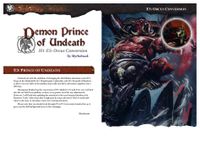 RPG Item: Demon Prince of Undead Conversion E3: Prince of Undeath