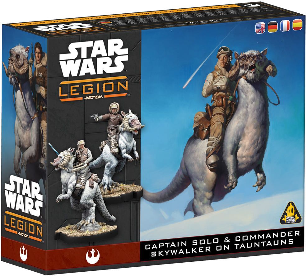 Star Wars: Legion – Captain Solo & Commander Skywalker on Tauntauns