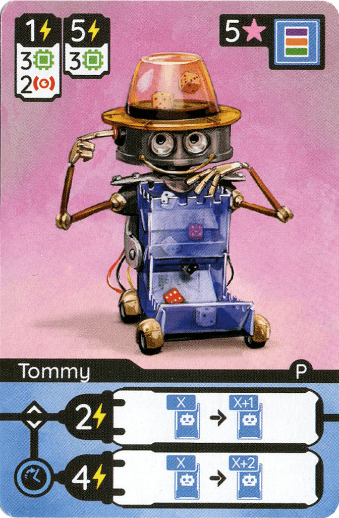 Raising Robots: Tommy Promo Card