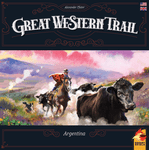 Great Western Trail: Argentina, eggertspiele, 2022 — front cover (image provided by the publisher)