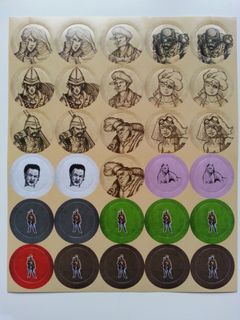 Robinson Crusoe: Adventures on the Cursed Island – Stickers for Pawns