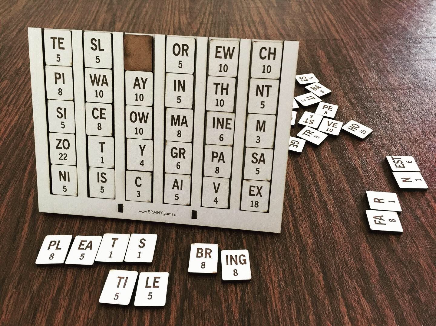 Sliders Word Game