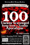 RPG Item: 100 Useless Scavenged Items from a Zombie Apocalypse