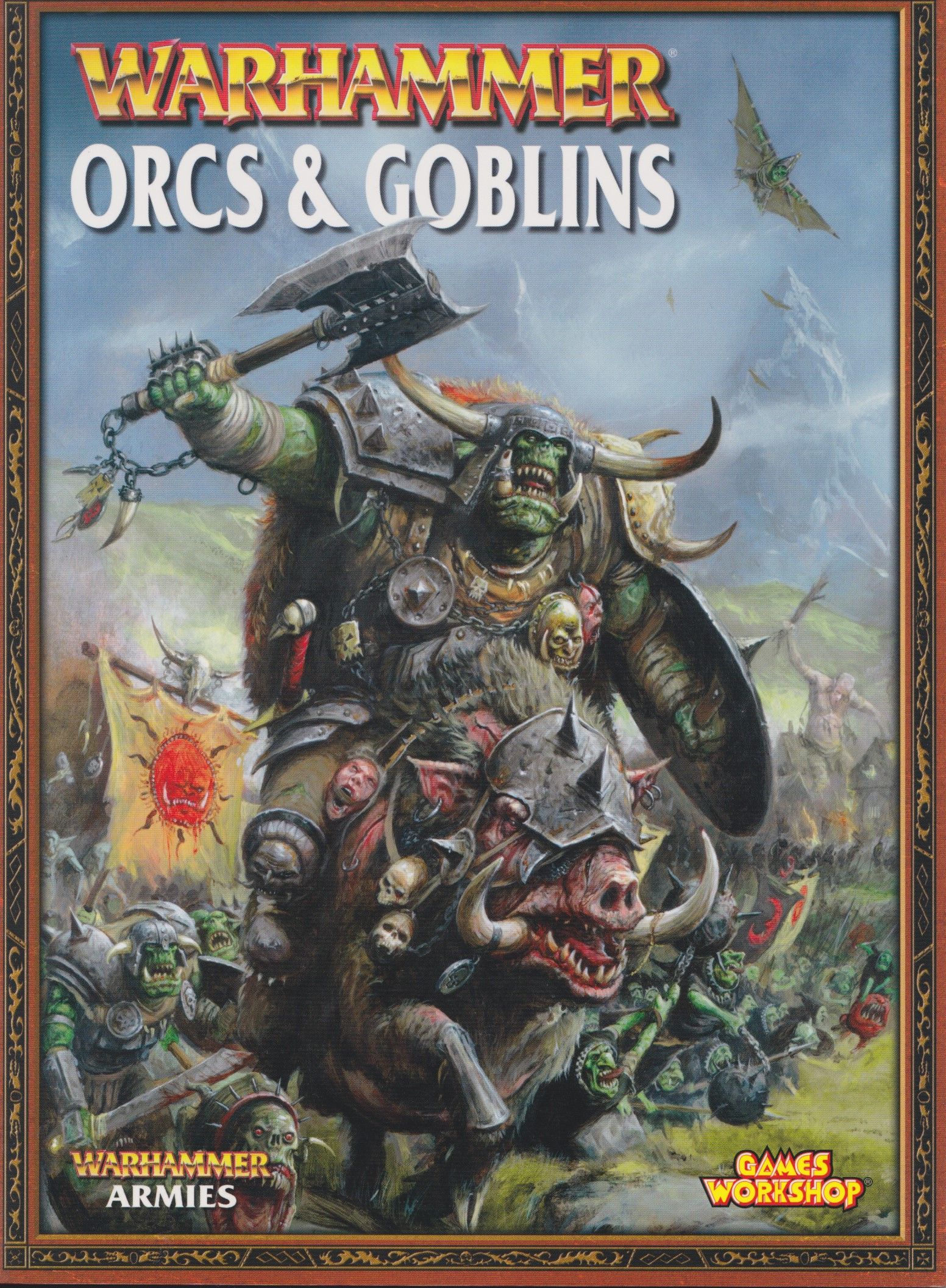 Warhammer (Seventh Edition): Orcs & Goblins box art