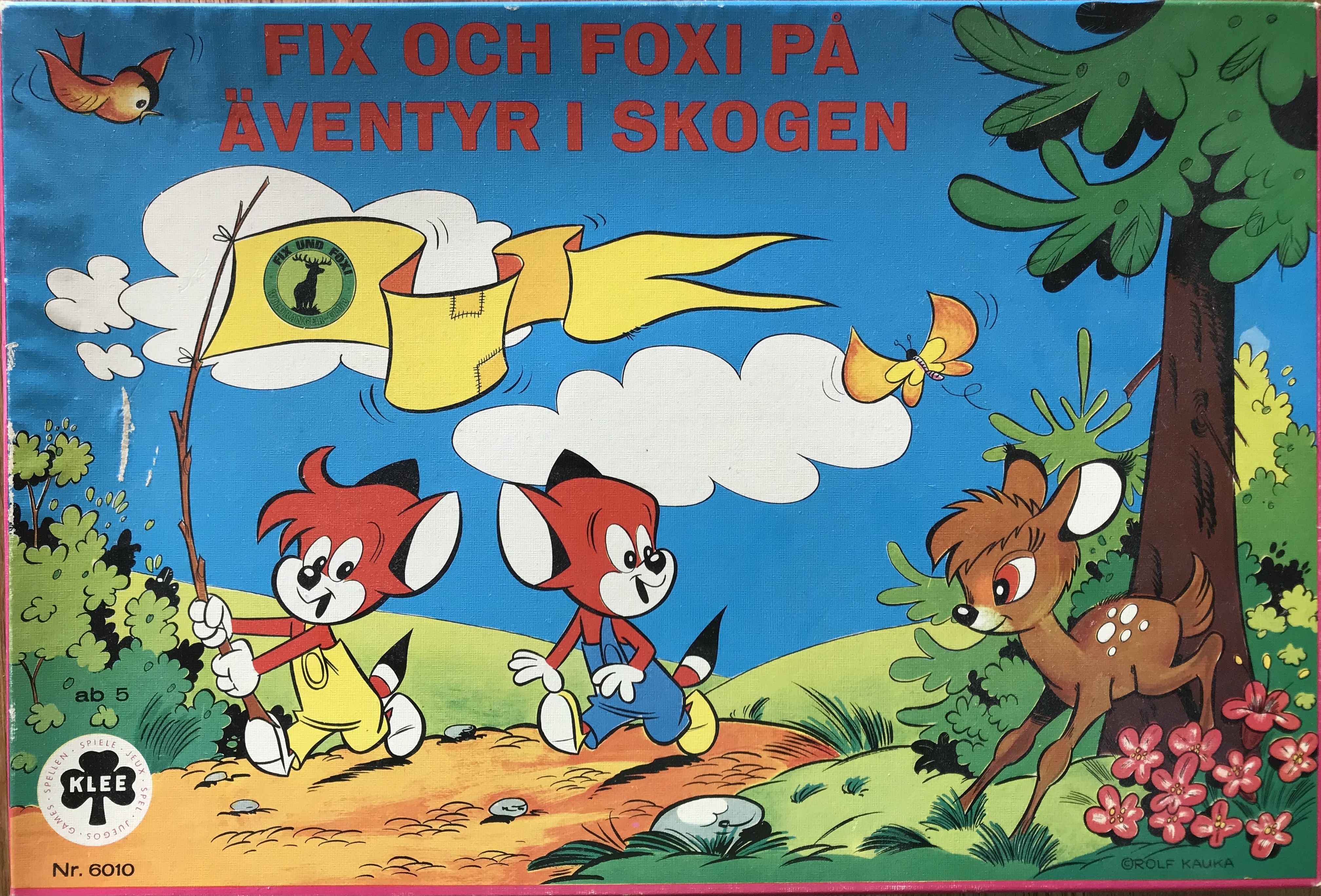 Fix och Foxi på äventyr i skogen