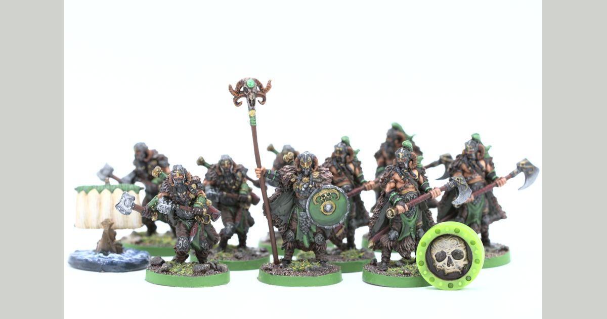 Blood Rage Ram Clan Griff Glowen's Beginner and Beyond Painting Blog