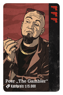 La Cosa Nostra: Peer "The Gambler" Promo Card
