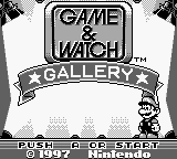 Video Game Compilation: Game & Watch Gallery