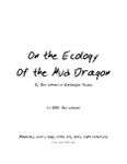 RPG Item: On the Ecology of the Mud Dragon (1km1kt edition)