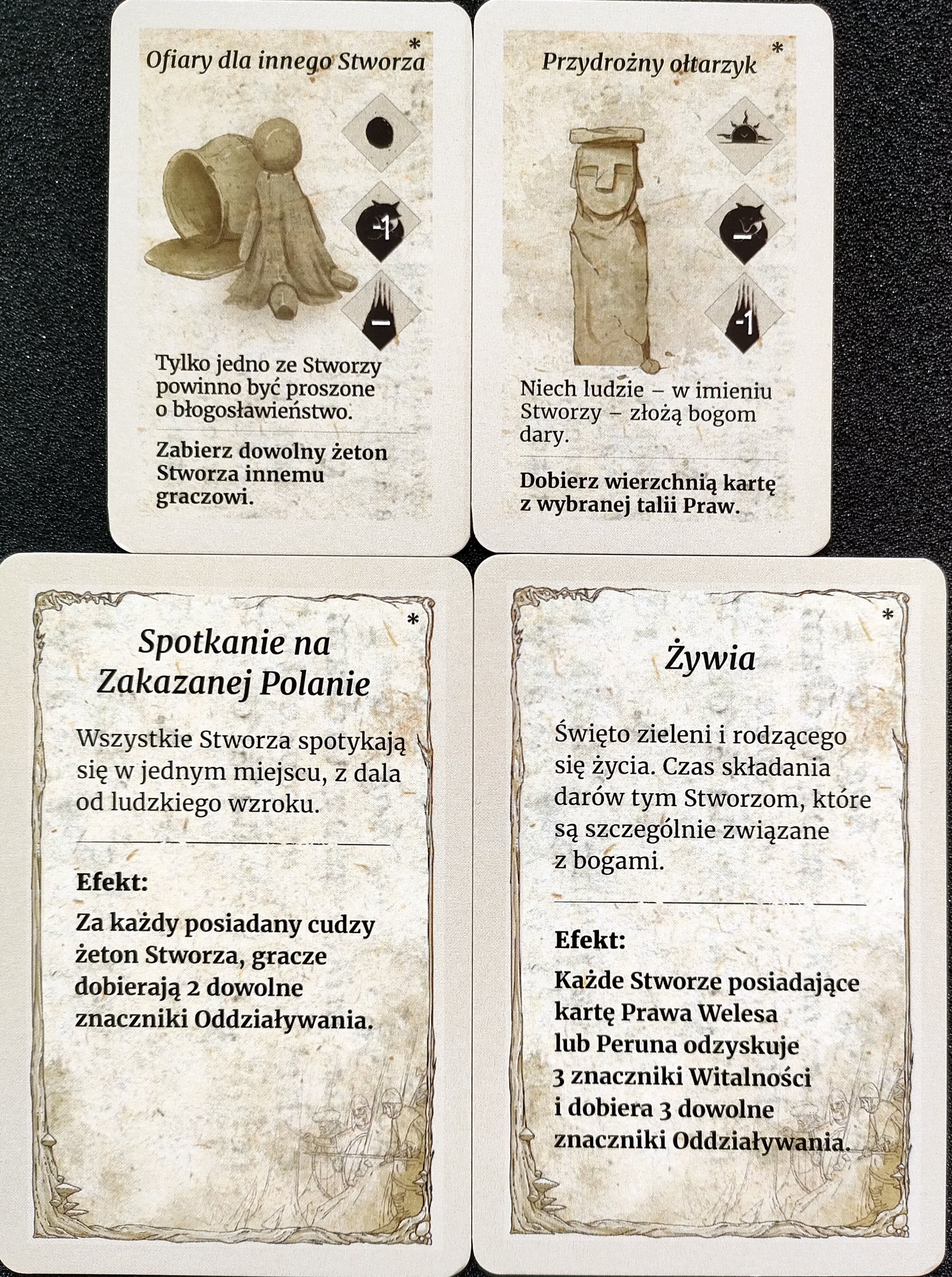 Stworze: Zakazana Polana – Pre-order promo cards