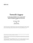 RPG Item: BDK4-05: Torrock's Legacy