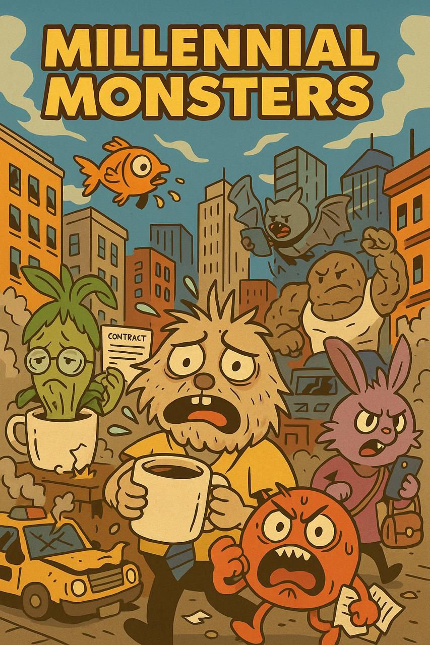 Cover art for Millenial Monsters
