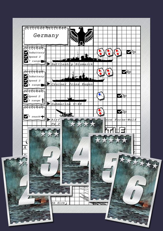 Illustration 11 de One Page Naval Battles