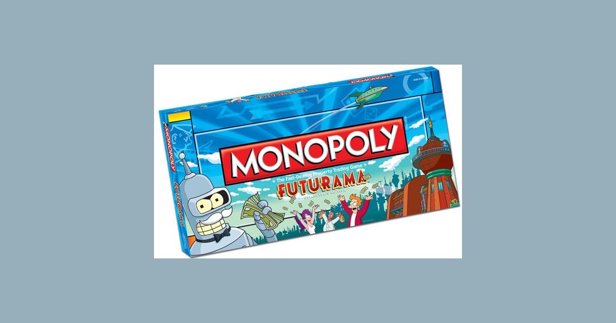 futurama monopoly tokens