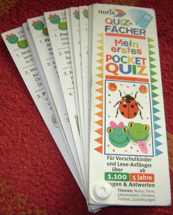 Quiz-Fächer Mein erstes Pocket-Quiz