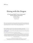 RPG Item: DYV5-03: Dining with the Dragon
