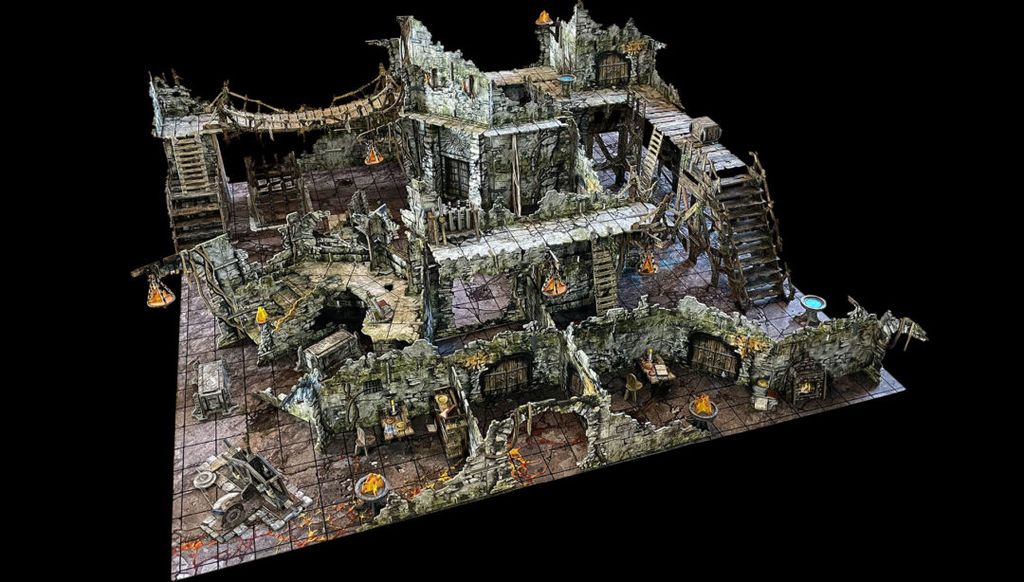 Maladum United Assault – Paquete Multijugador Para 4 Fiestas, Expansión De Aventuras, Juego De Mesa De Miniaturas Fantasía, Requiere Juego Base