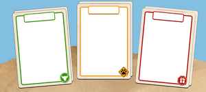 Cow Tiger Santa Claus: Blank Cards