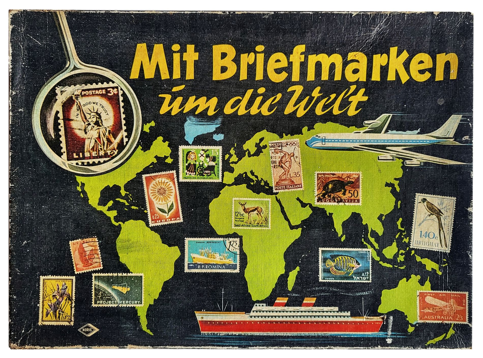 Cover art for Mit Briefmarken um die Welt