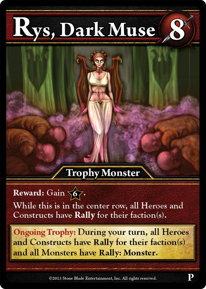 Ascension: Dawn of Champions – Rys, Dark Muse Promo Card