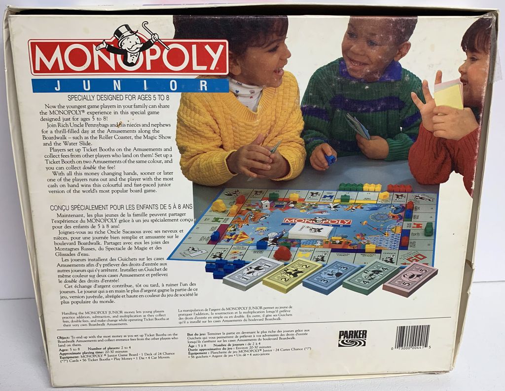 Hasbro Monopoly Junior, de klassieker onder de bordspellen voor kinderen, familiespel, vanaf 5 jaar [Duitse versie] : Hasbro