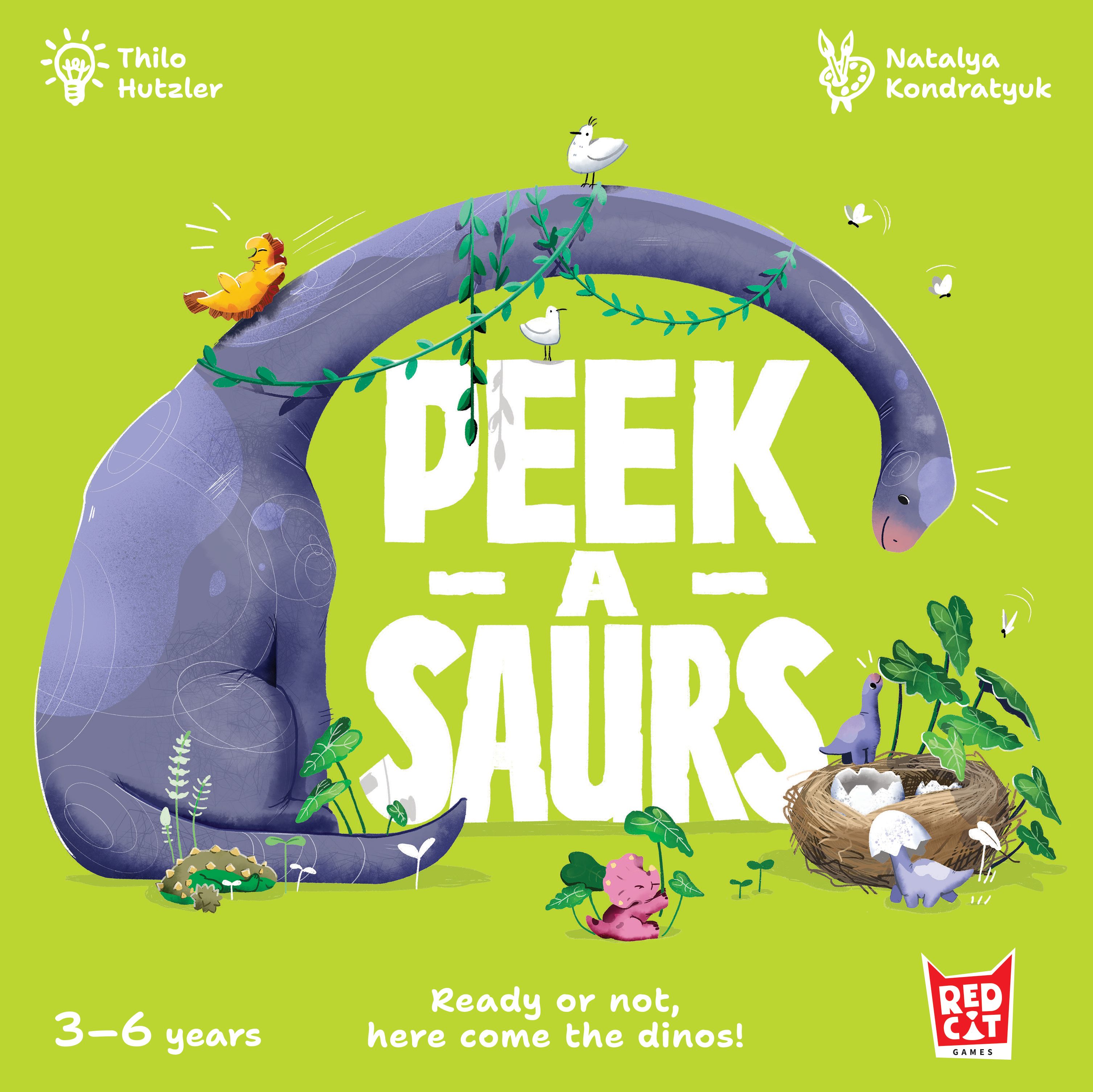 Cover art for Peek-a-saurs