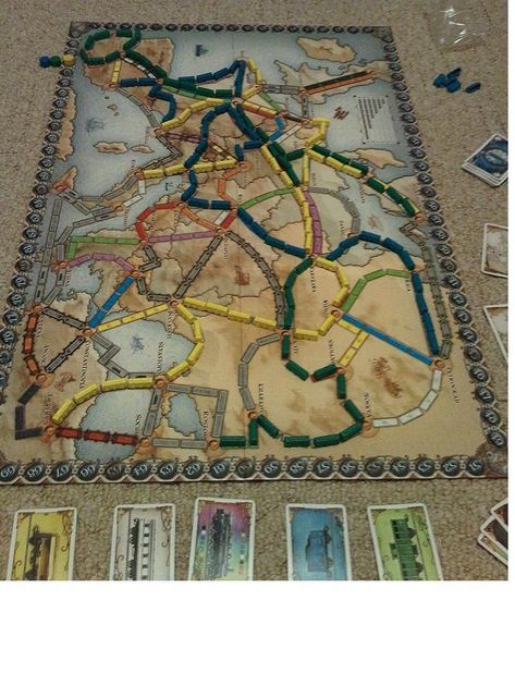 ticket to ride board game vs europe