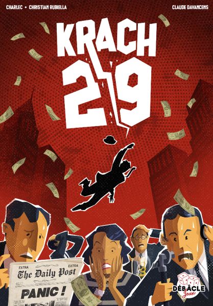 Krach'29 - Illustration of the front of the box