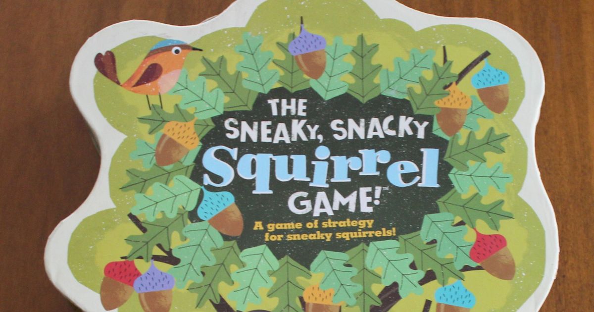 The Sneaky Snacky Squirrel Game Board