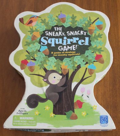 Snacky Squirrel Toddler & Preschool Board Game, Educational Insights The Sneaky 