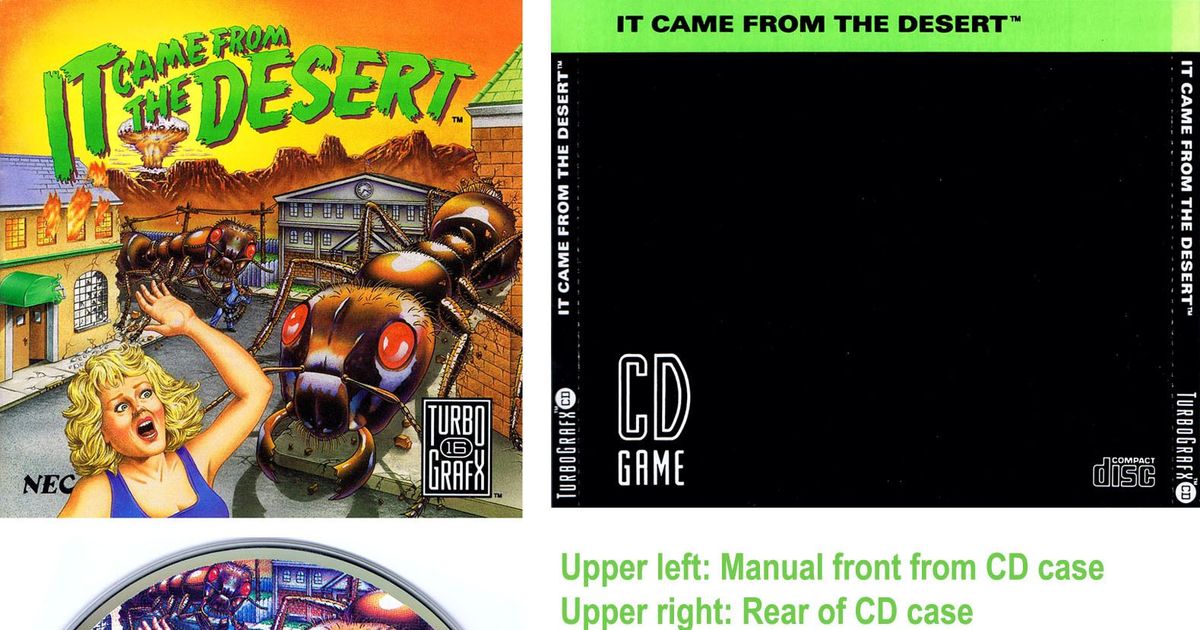 It Came from the Desert (1992) | Video Game | VideoGameGeek