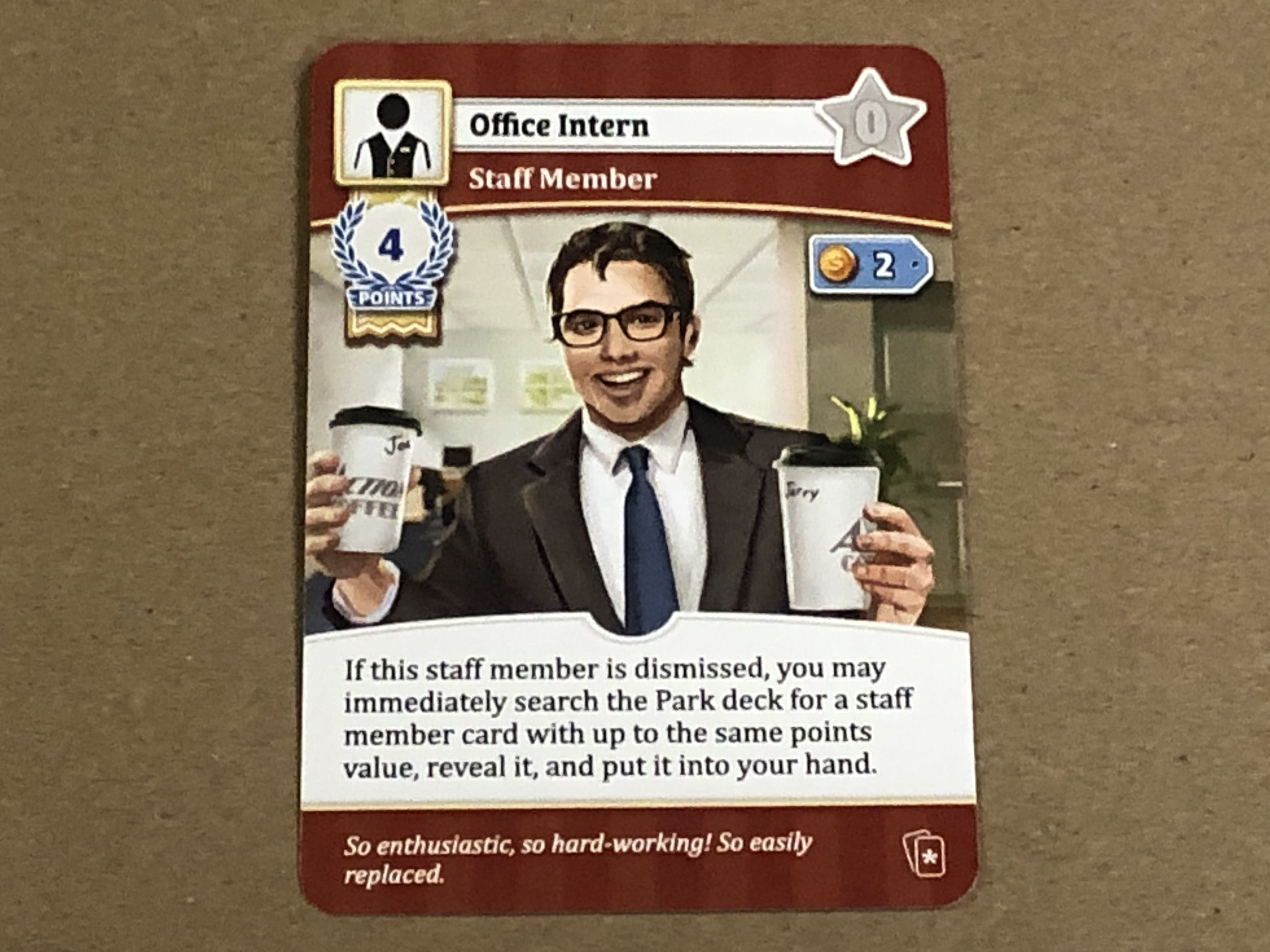 Unfair: Office Intern Promo Card