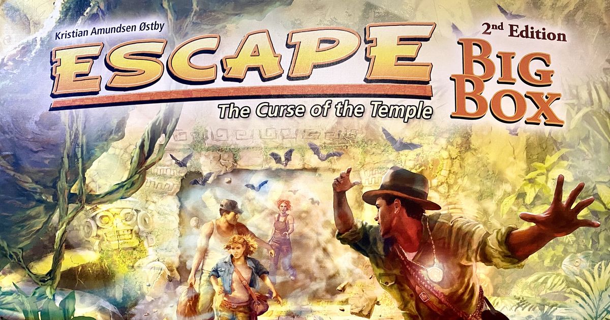 Escape The Curse Of The Temple Big Box Second Edition Board Game 