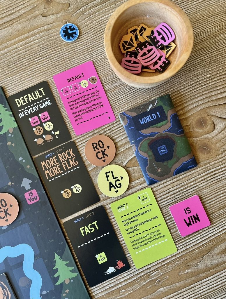 Illustration 7 de Baba Is You: The Board Game & Party House: Deckbuilding Game