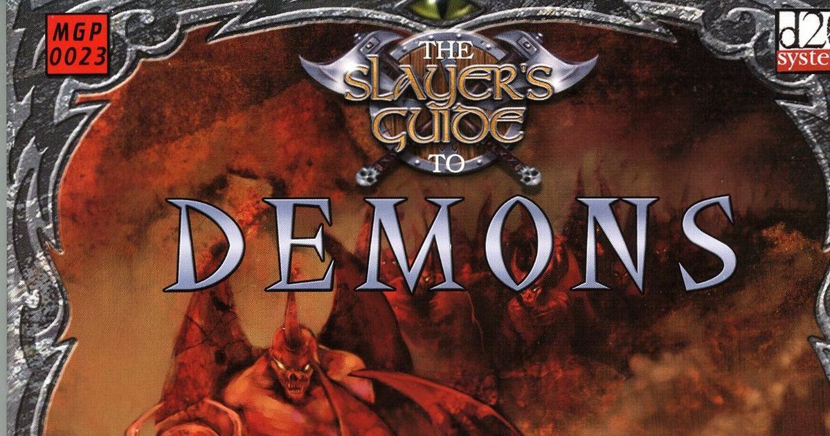 The Slayer's Guide to Demons | RPG Item | RPGGeek