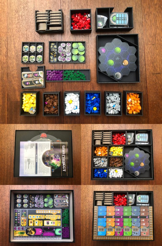 My foam core insert. — Photo by Hipopotam on BoardGameGeek