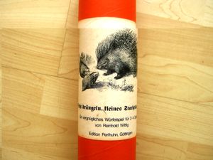 Nicht drängeln, kleines Stachelschwein