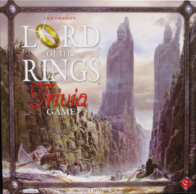 Lord Of The Rings Trivia Game Board Game Boardgamegeek