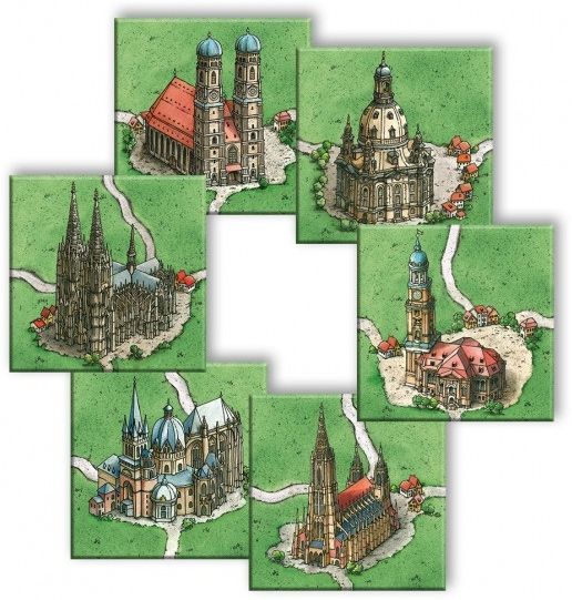 Carcassonne Castles in Germany Burgen in Deutschland New Edition expansion NIS 