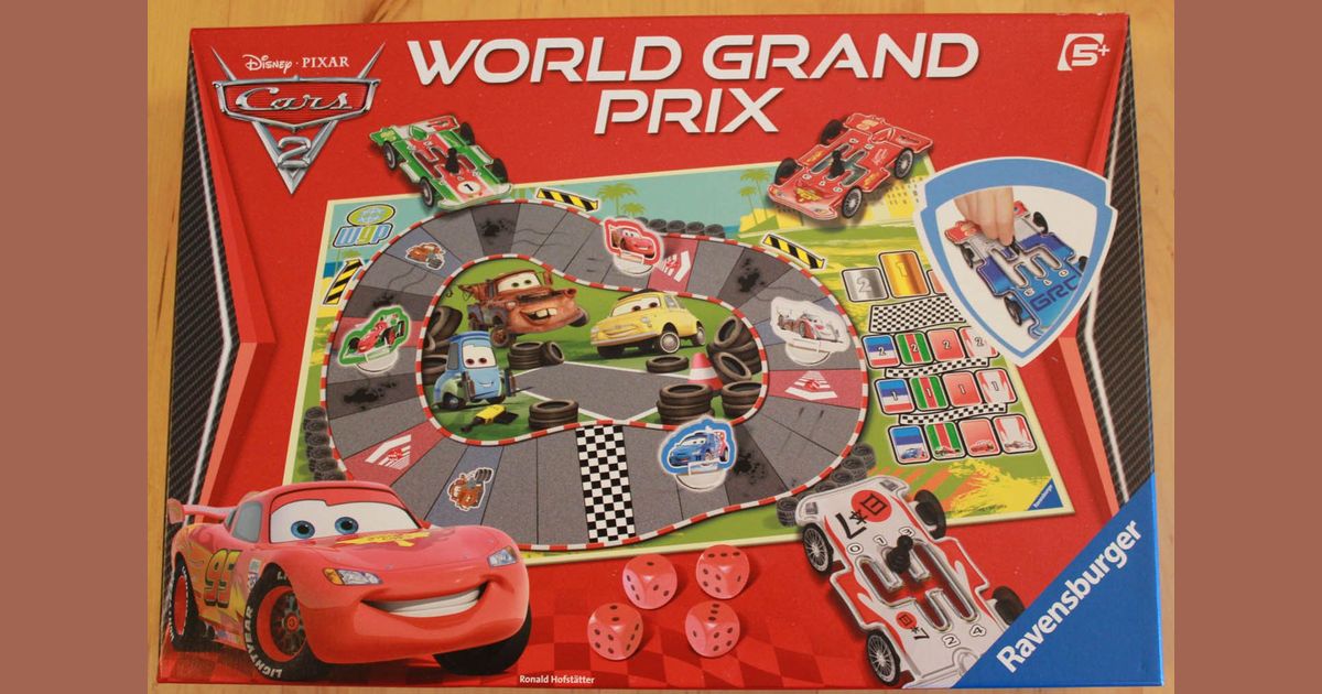 Cars 2 World Grand Prix Board Game Board Game Boardgamegeek