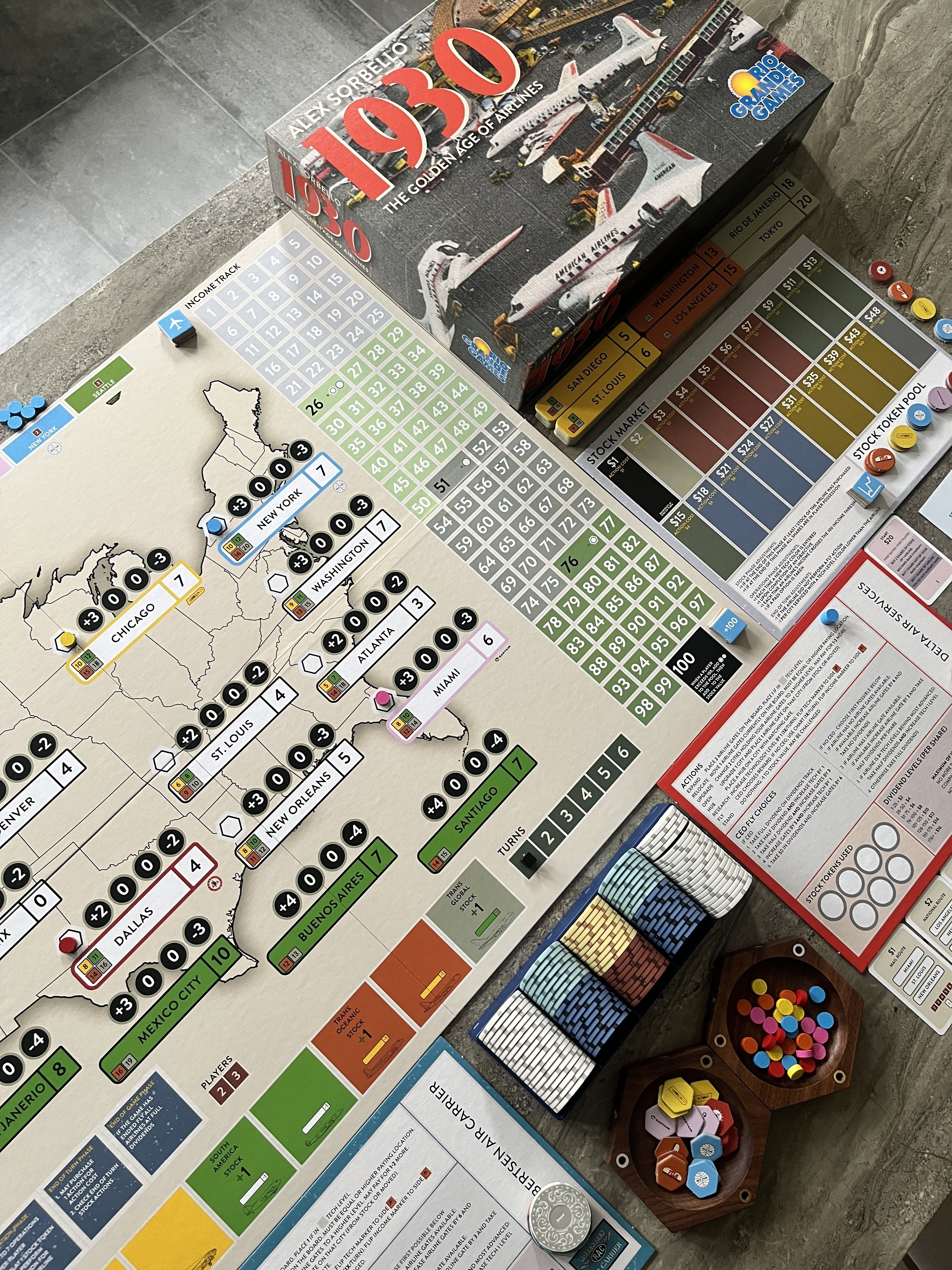 1930: The Golden Age of Airlines | Image | BoardGameGeek